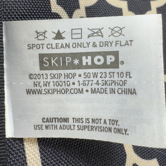 Skip Hop Travel Diaper Changing Pad Station & Bag Unisex black & tan - Picture 15 of 15